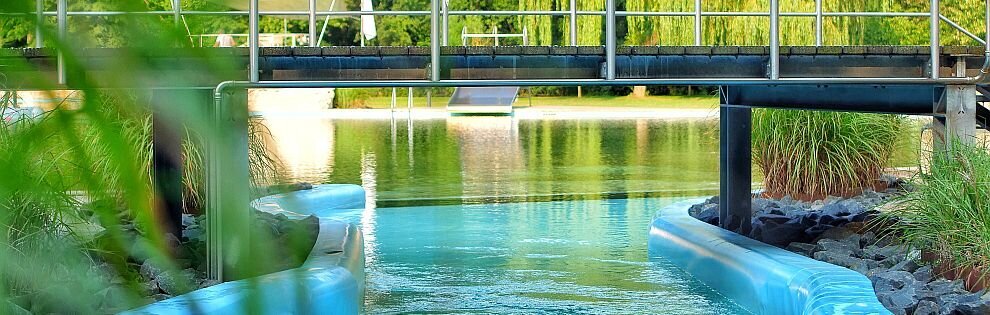 Strömungskanal im Nichtschwimmerbereich